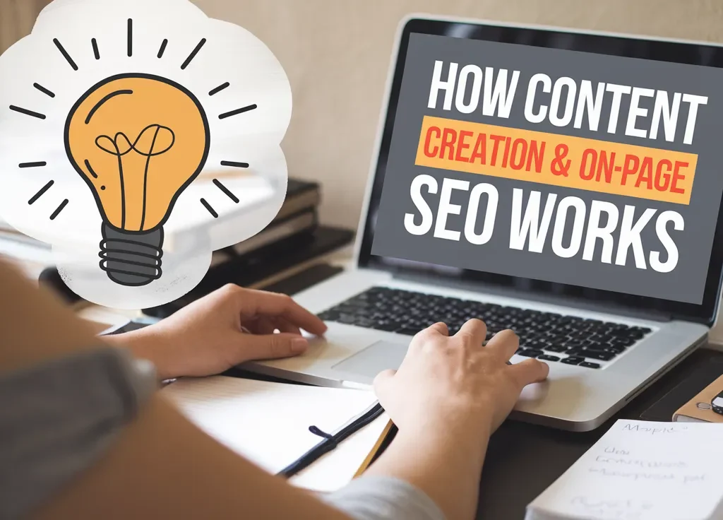 How content creation & on-page SEO works
