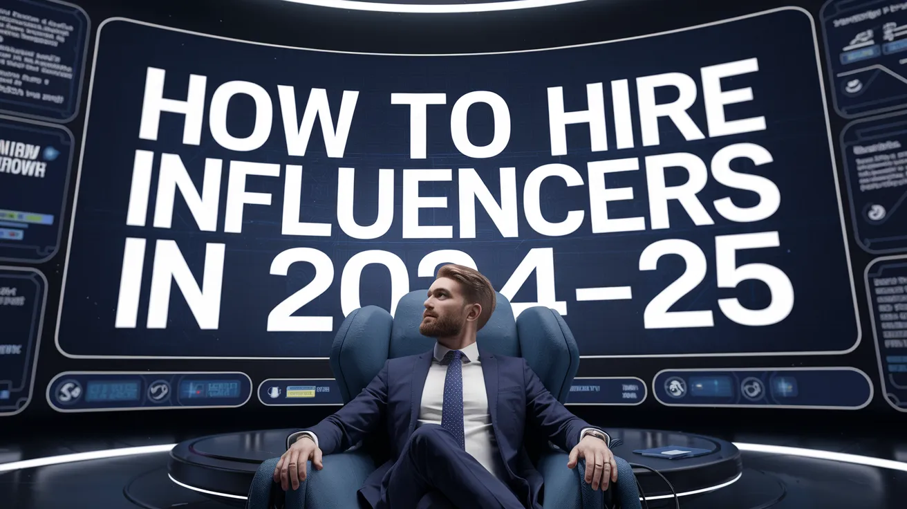 How to hire influencers in 2024-25