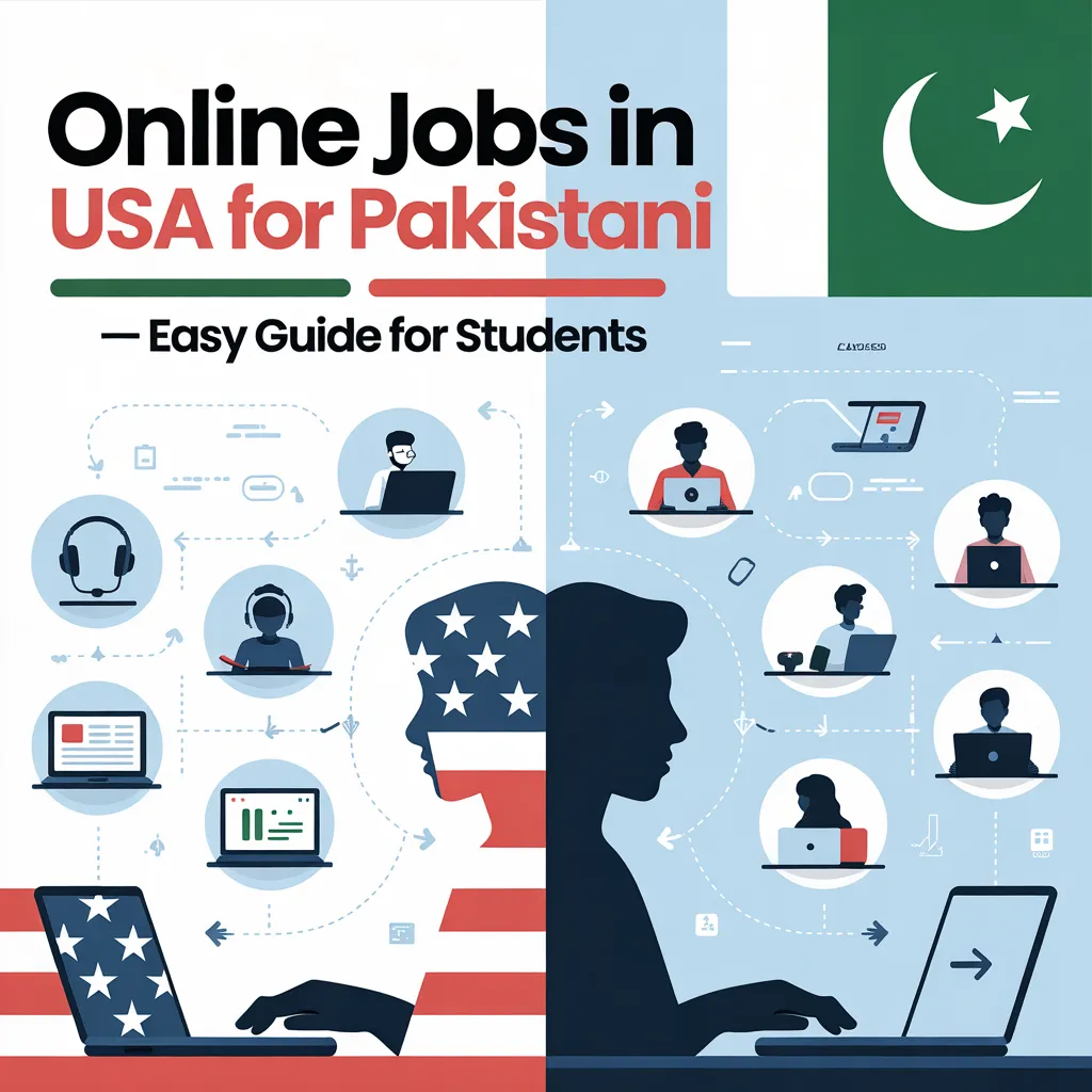 Online Jobs in USA for Pakistani – Easy Guide for Students,