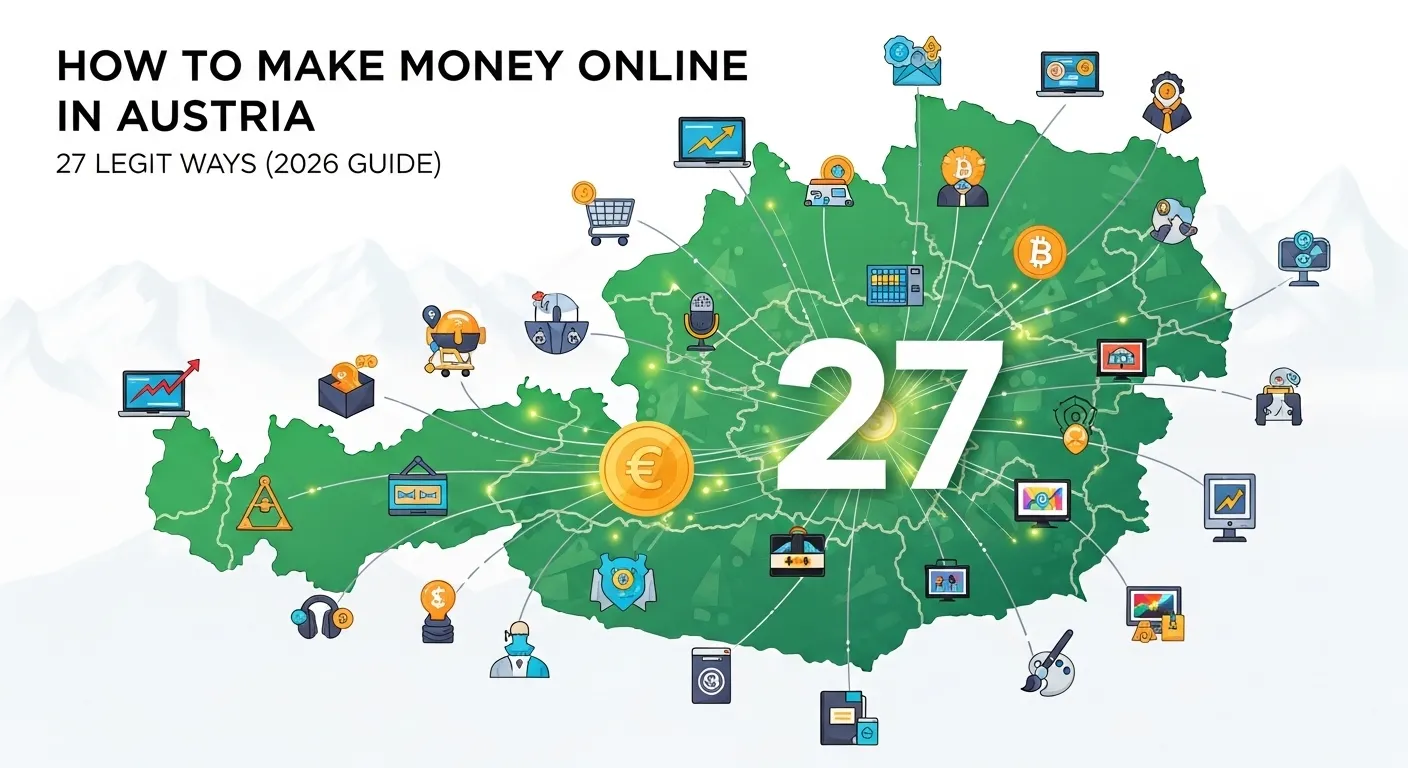 How to Make Money Online in Austria: 27 Legit Ways (Best Guide)