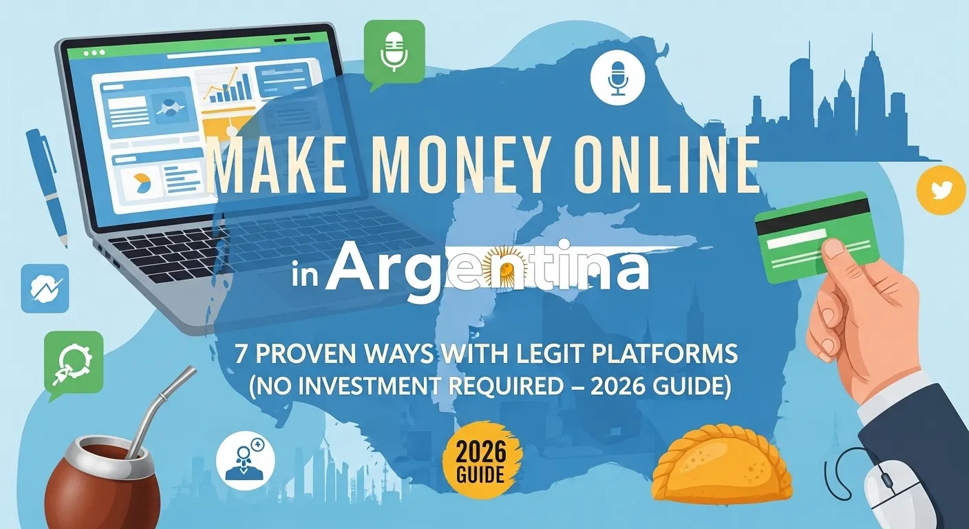 Make Money Online in Argentina 7 Proven Ways with Indeed Brand & Legit Platforms No Investment Required 2026 Guide