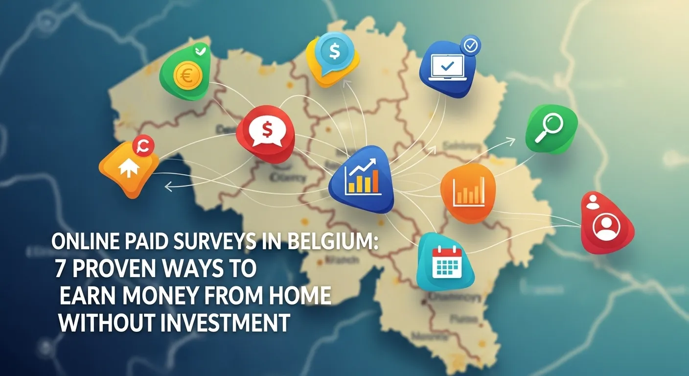 Online Paid Surveys in Belgium: 7 Proven Ways to Earn Money from Home Without Investment 