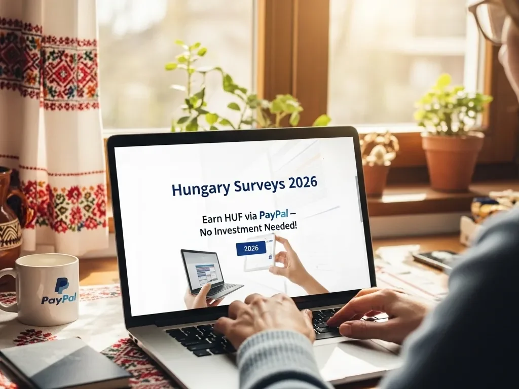 Paid Surveys in Hungary No Investment 2026: Earn HUF via PayPal Without Leaving Home