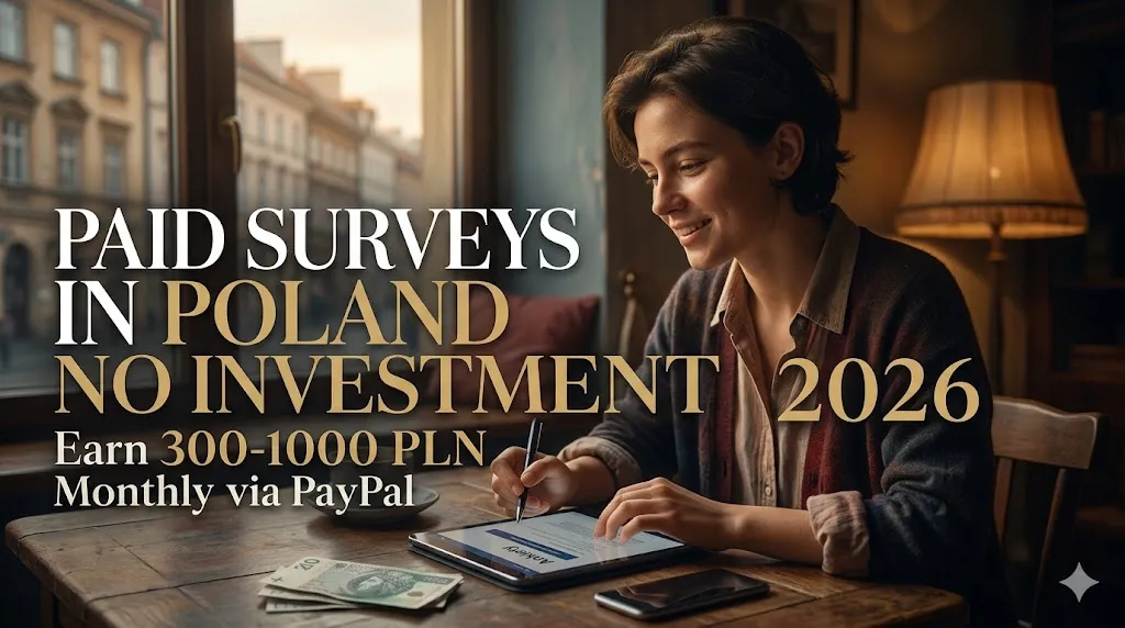 Paid Surveys in Poland No Investment 2026: Earn 300-1000 PLN Monthly via PayPal