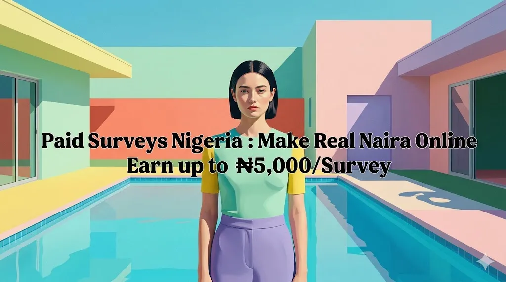 Paid Surveys Nigeria Make Real Naira Online Earn up to ₦5000 Survey